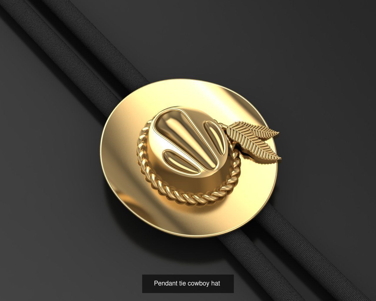 All model crown pendant with diamonds 3D Model Collection_103