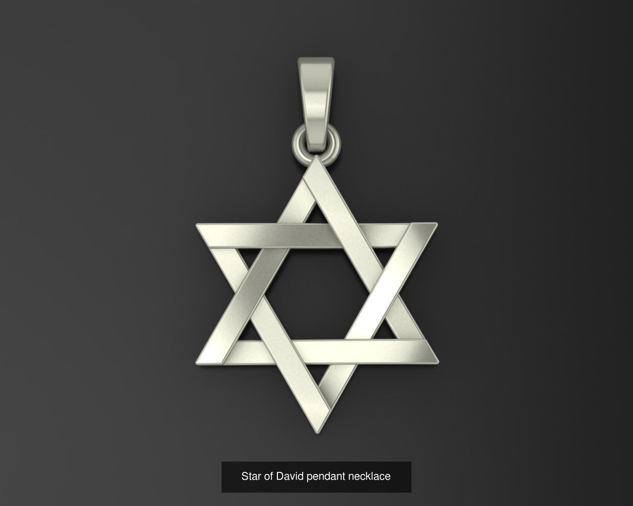 All model crown pendant with diamonds 3D Model Collection_135