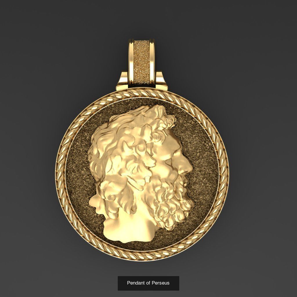 All model crown pendant with diamonds 3D Model Collection_49