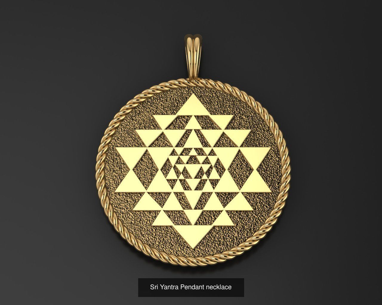 All model crown pendant with diamonds 3D Model Collection_109