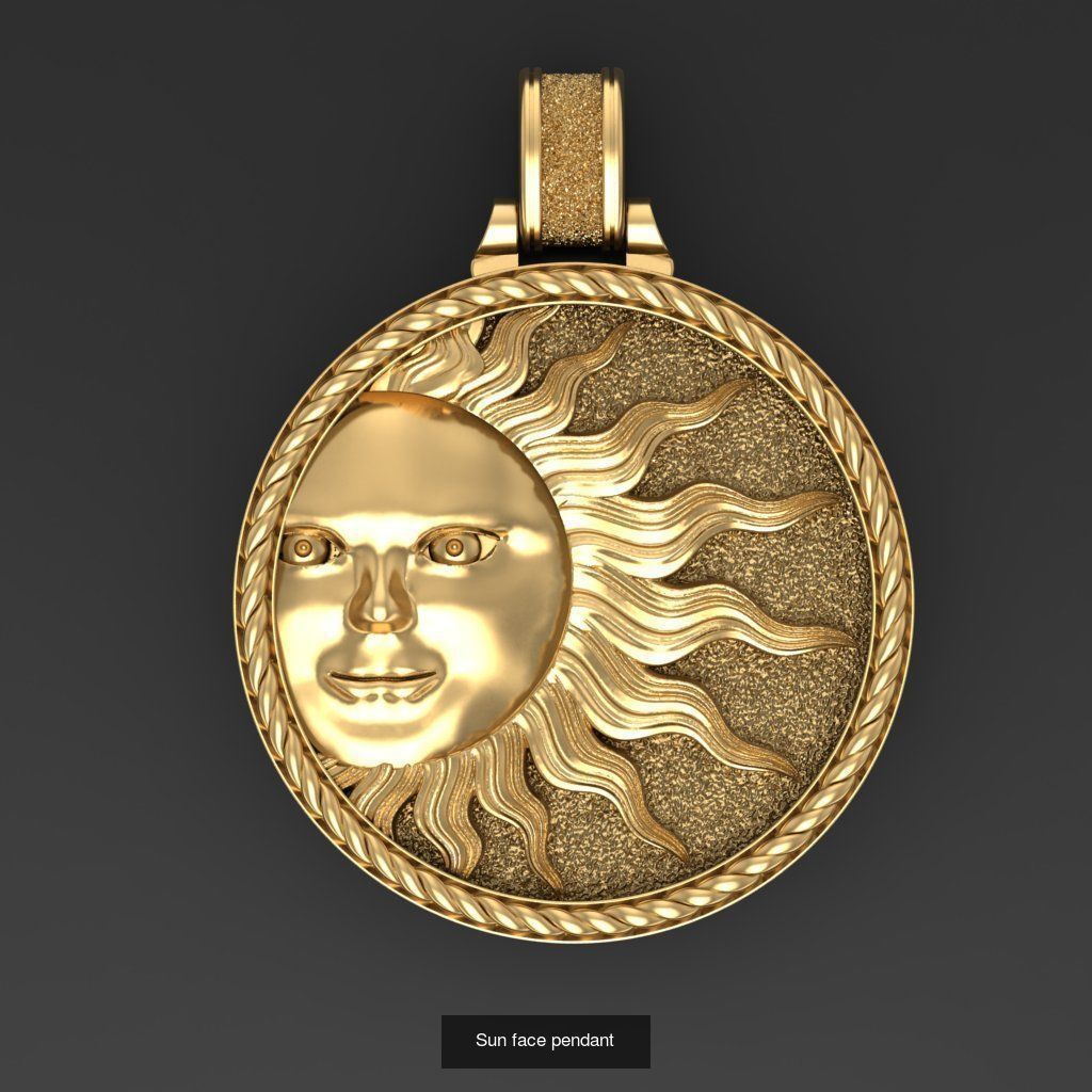 All model crown pendant with diamonds 3D Model Collection_50