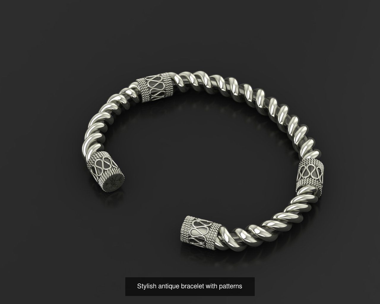 All model crown pendant with diamonds 3D Model Collection_98