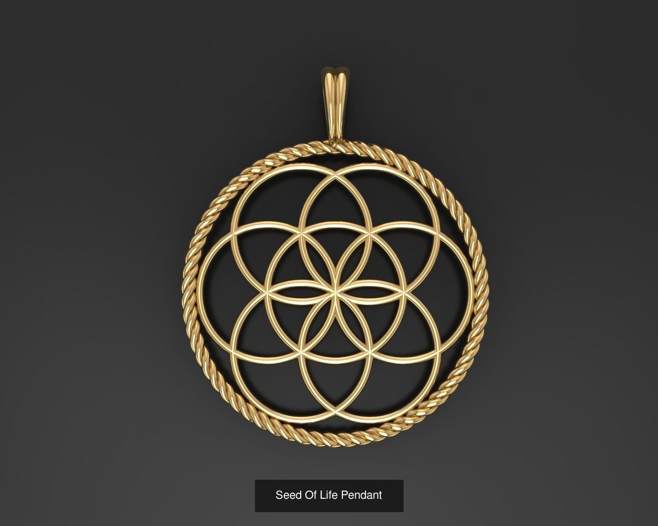 All model crown pendant with diamonds 3D Model Collection_59