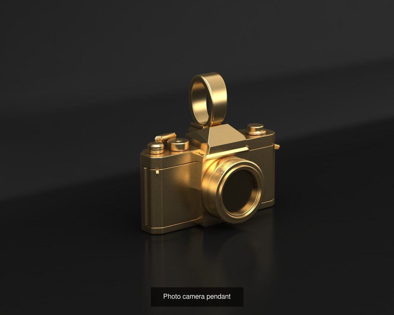 All model crown pendant with diamonds 3D Model Collection_26