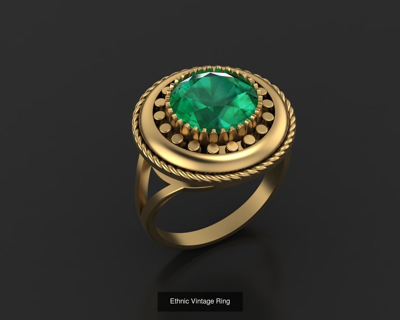 All model crown pendant with diamonds 3D Model Collection_132