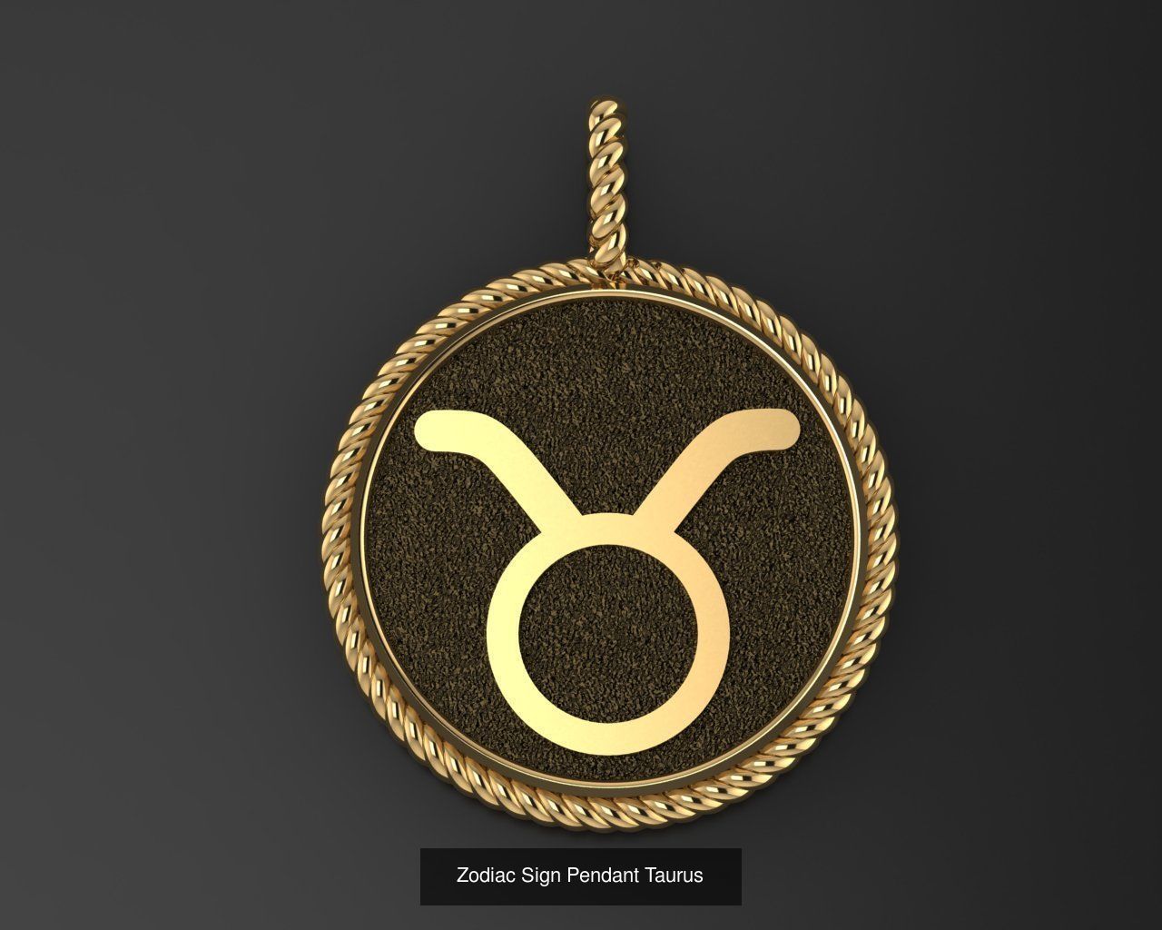 All model crown pendant with diamonds 3D Model Collection_126