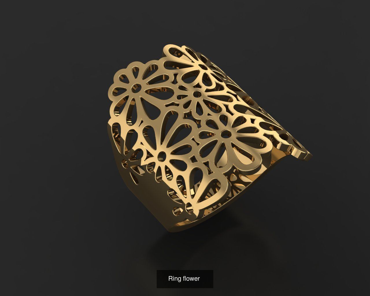 All model crown pendant with diamonds 3D Model Collection_29