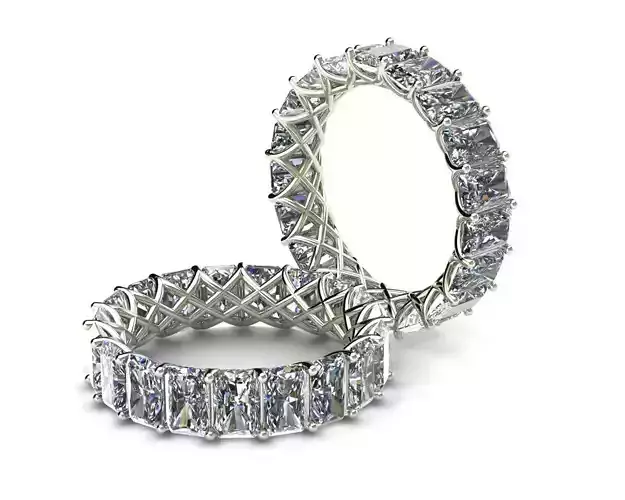 Diamond Eternity Ring 3d model