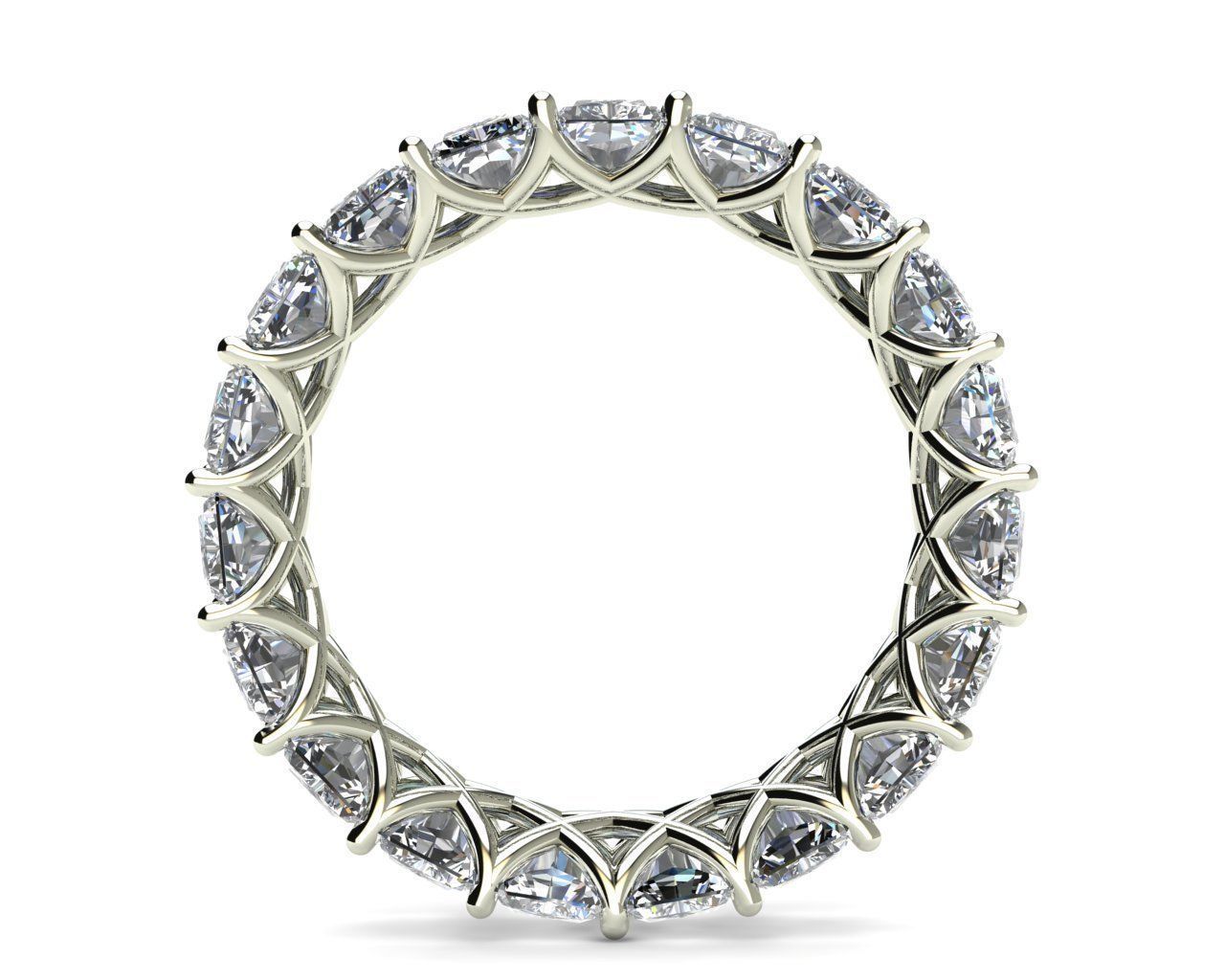 Diamond Eternity Ring 3d model 3D print model_1