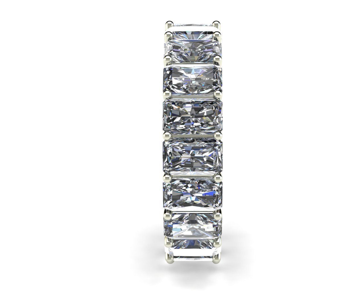 Diamond Eternity Ring 3d model 3D print model_2