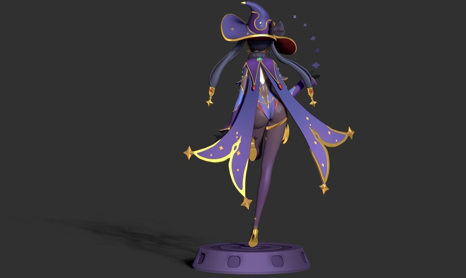 Mona Megistus - Genshin Impact Fanart 3D print model_18
