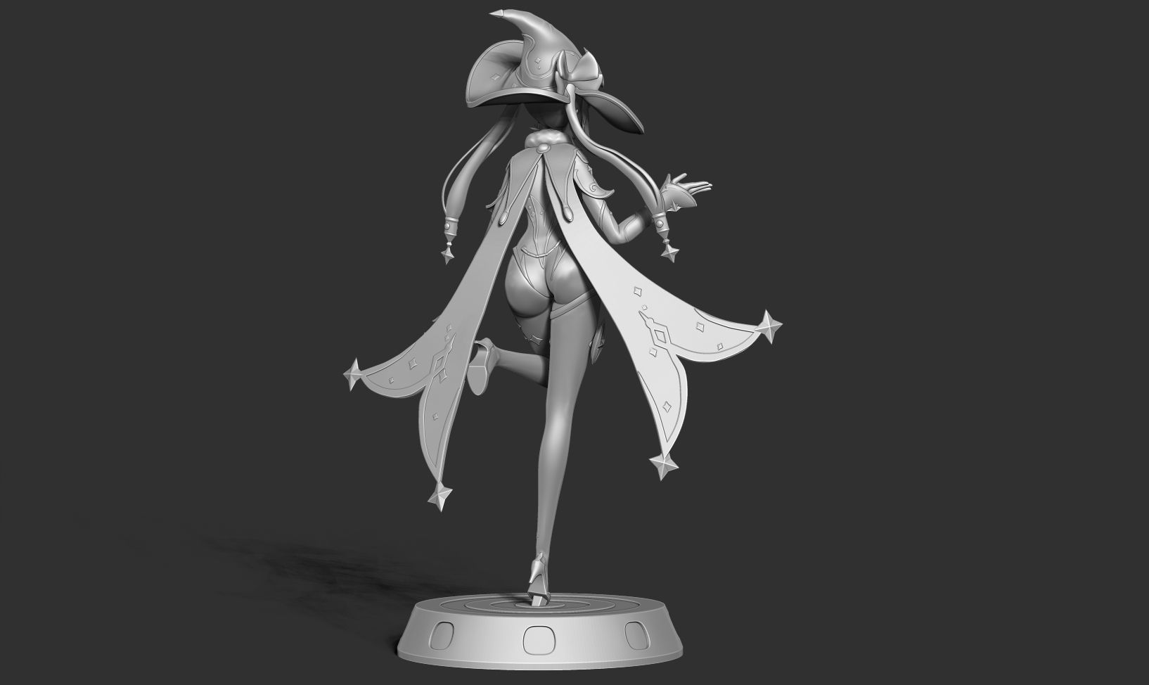 Mona Megistus - Genshin Impact Fanart 3D print model_19