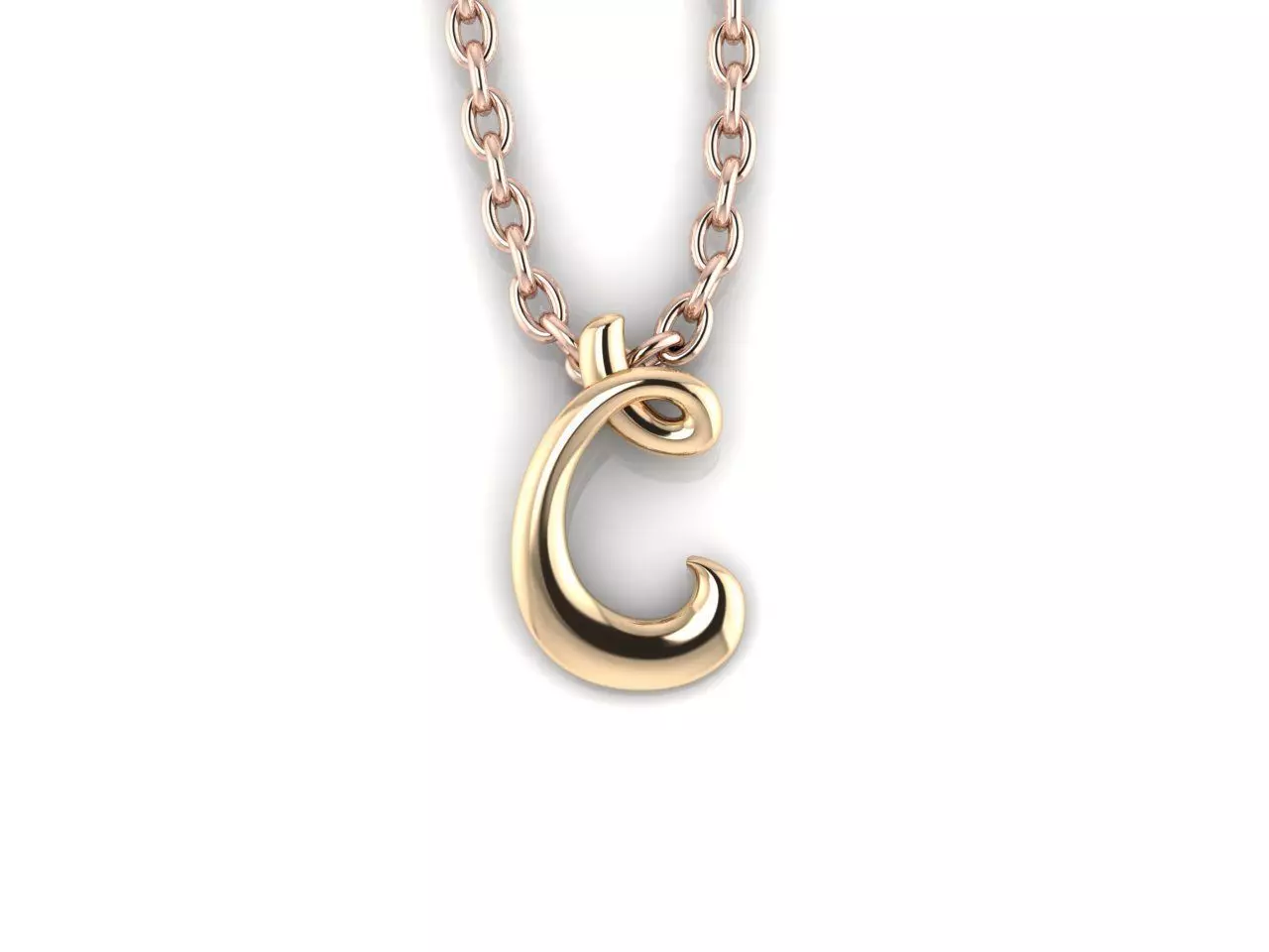 Initial pendant C 3D print model