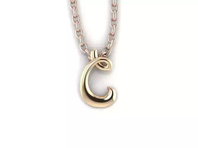 Initial pendant  C 3D print model