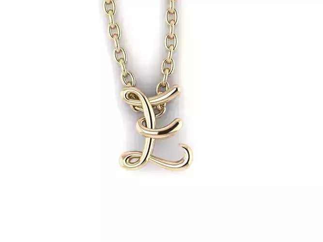 Initial pendant  E 3D print model