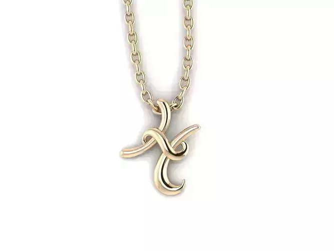 Initial pendant  H 3D print model