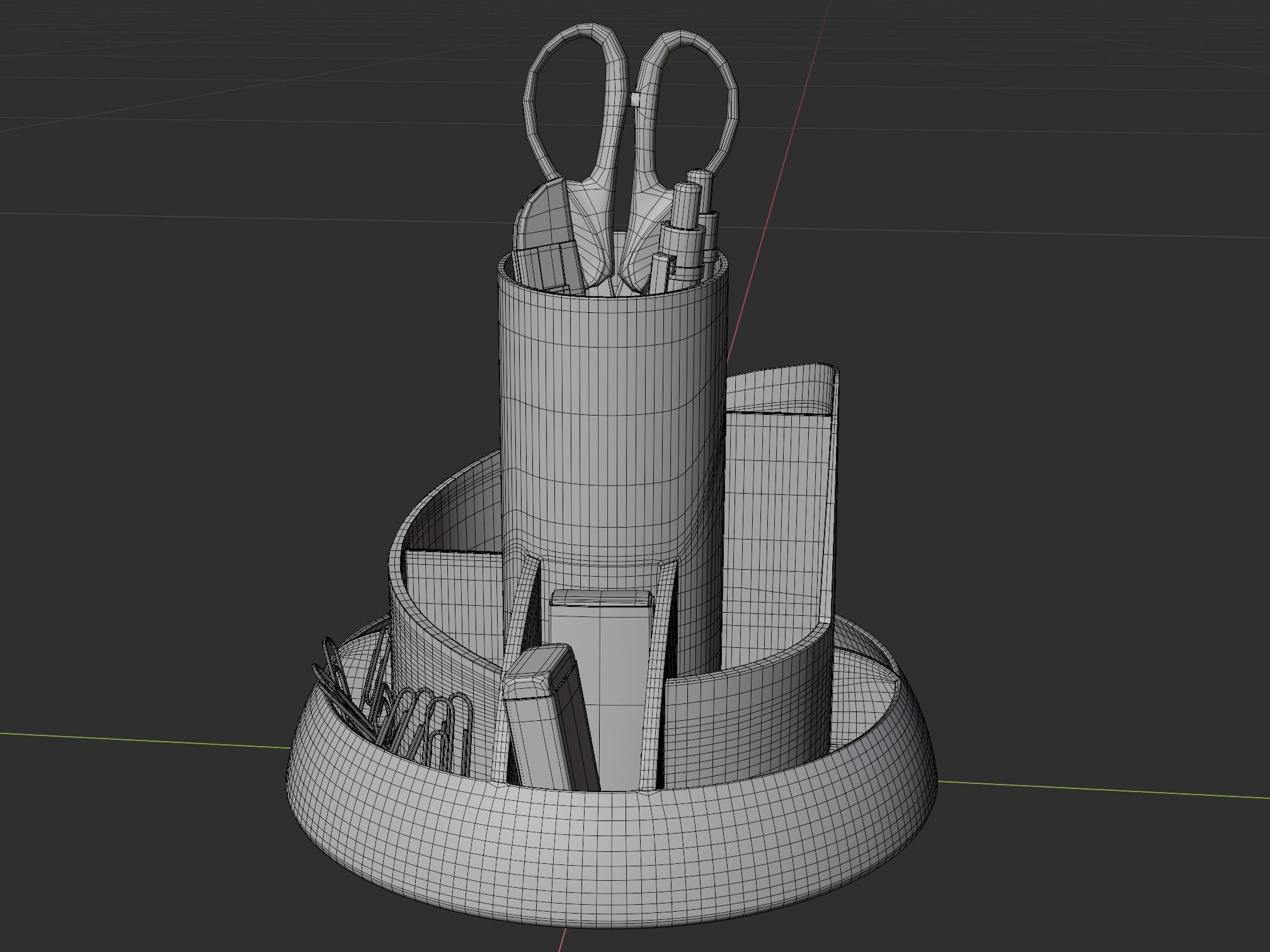 Berlingo Riddle Organizer 3D model_6