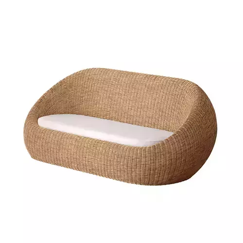 Organic modern sofa