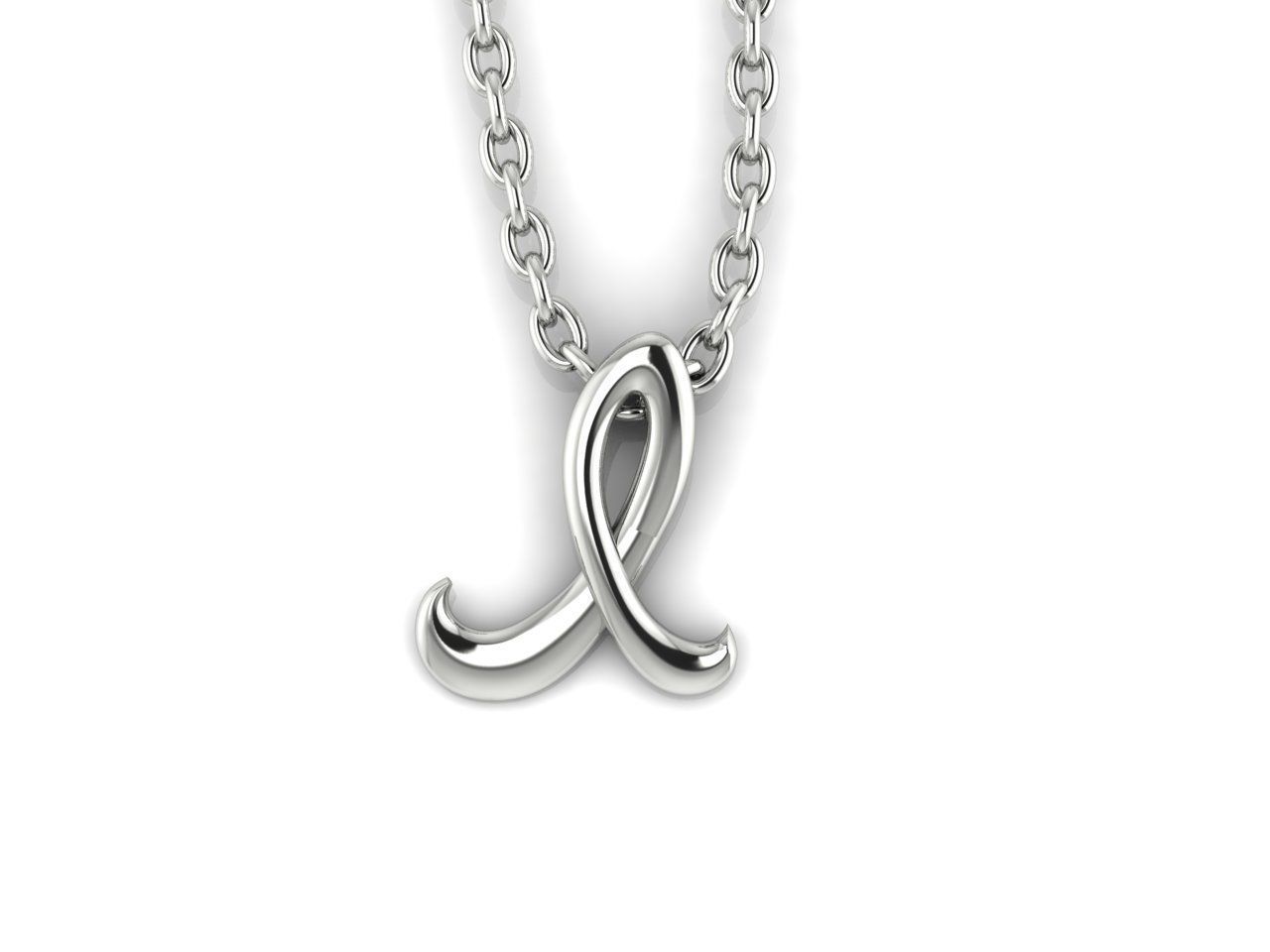 Initial pendant  I 3D print model_1