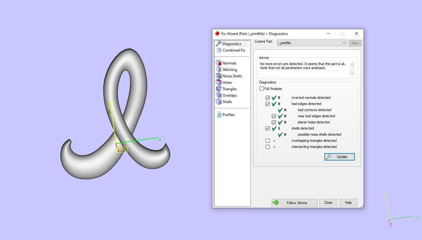 Initial pendant  I 3D print model_11