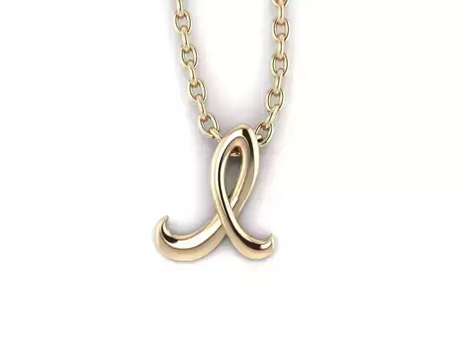 Initial pendant  I