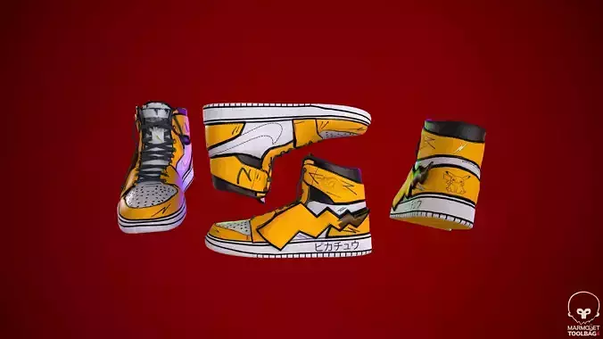 Sneakers nike jordan 1 Pikachu game ready pbr 