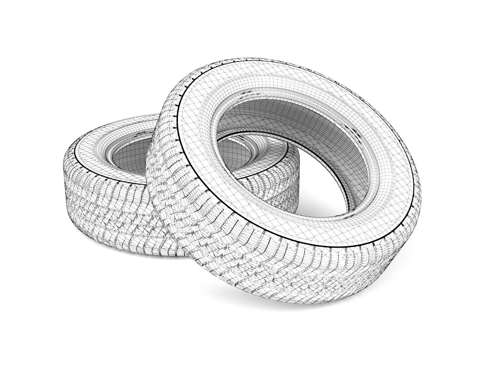 Tire 08 3D model_1
