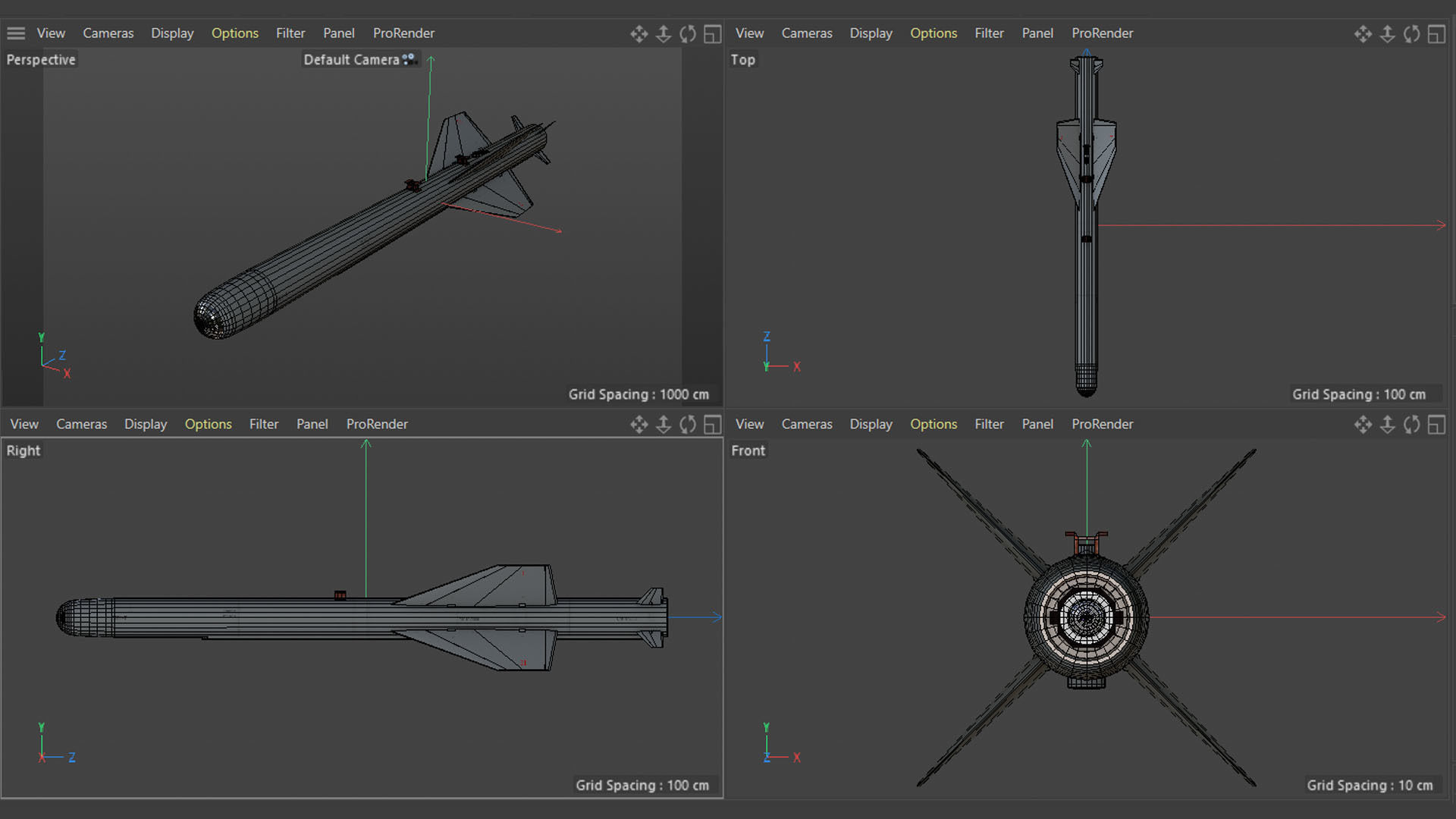 C-701T Air-to-Ground Missile Low-poly 3D model_14