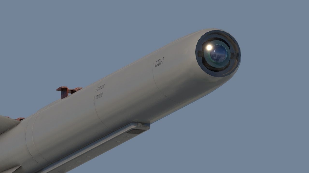 C-701T Air-to-Ground Missile Low-poly 3D model_8