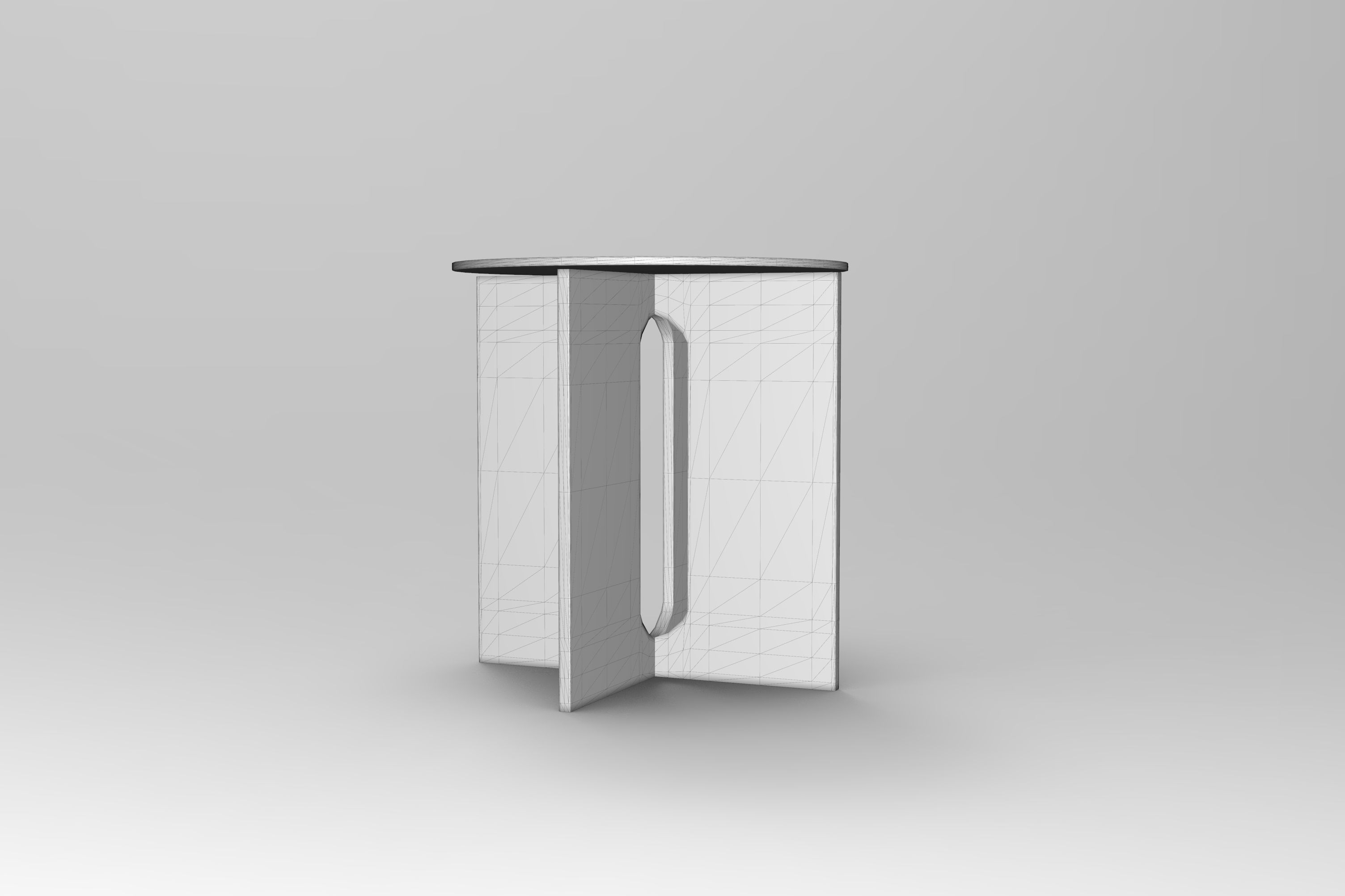 Side Table-Androgyne 3D model_5
