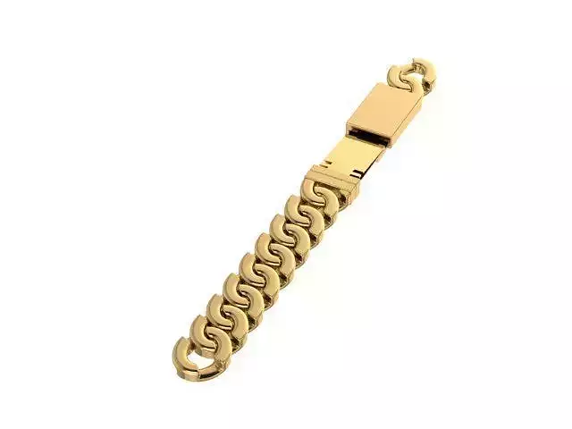 Cuban-link chains 3D print model