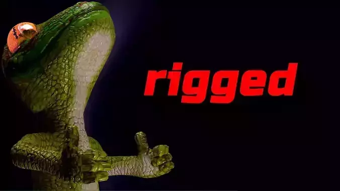 gecko rigged