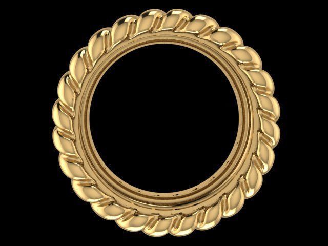 Engagement Ring 3D print model_4