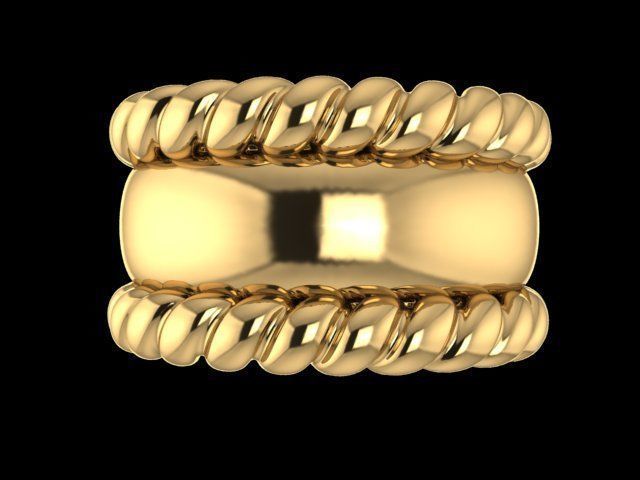 Engagement Ring 3D print model_2