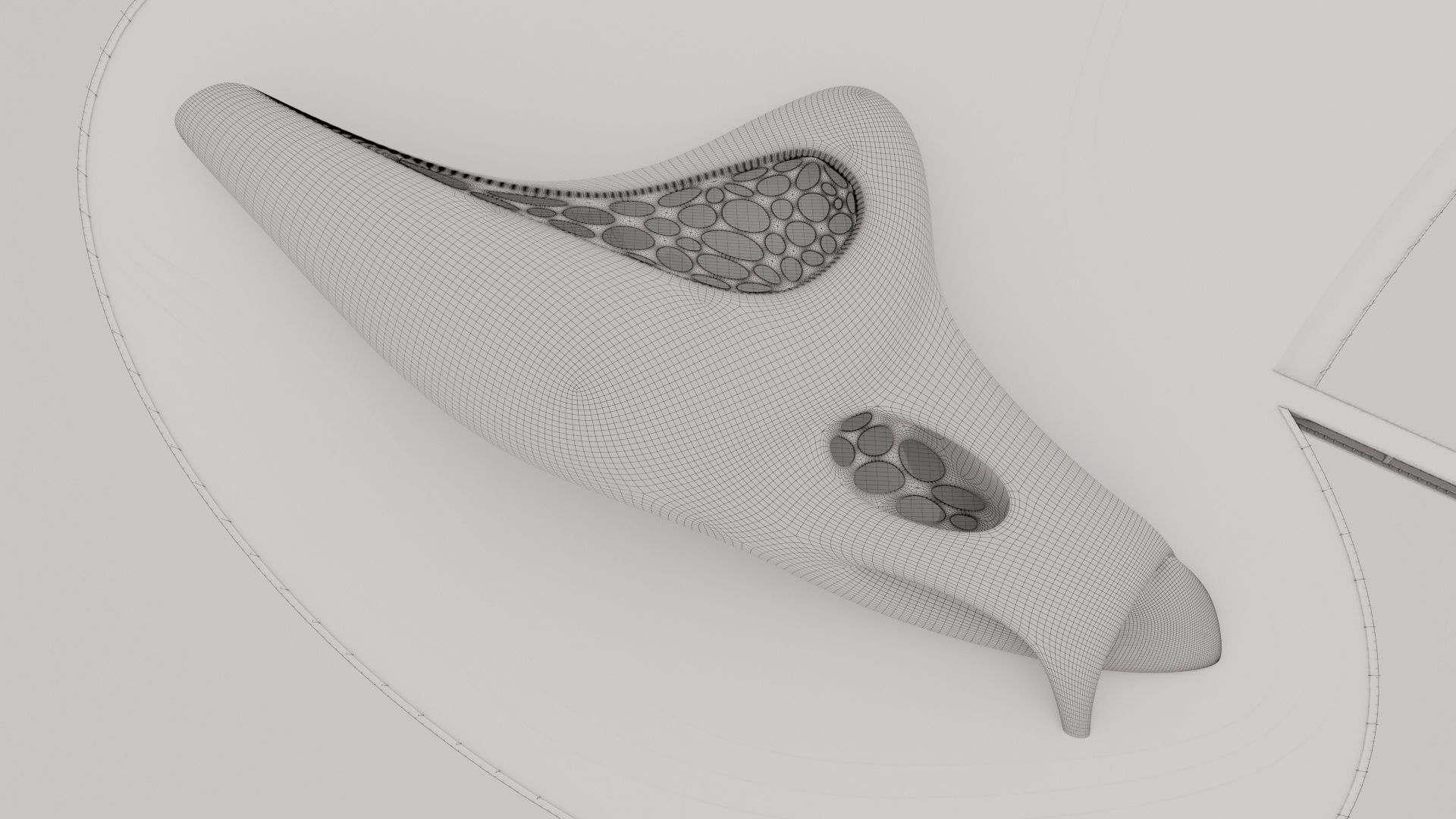 Futuristic building 33 3D model_4