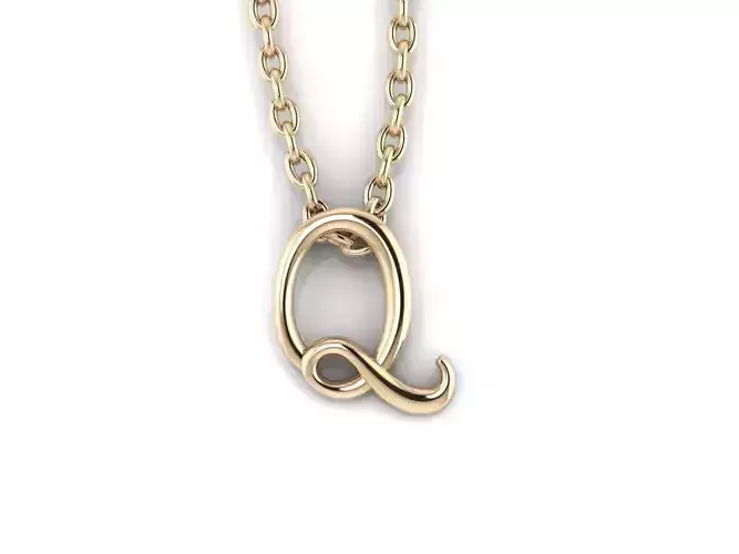 Initial pendant  Q 3D print model