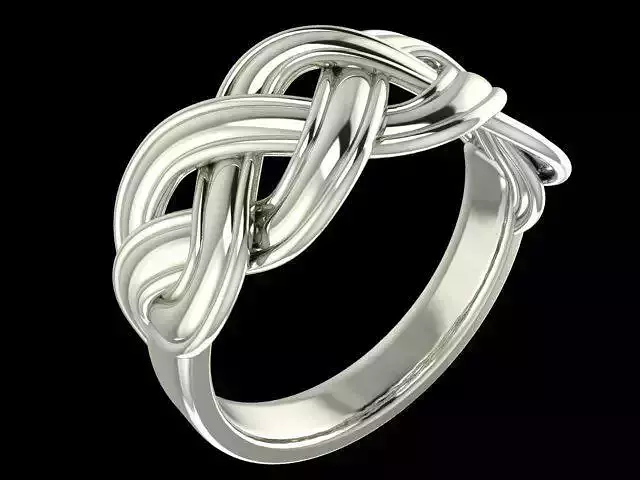 Woven ring 3D print model