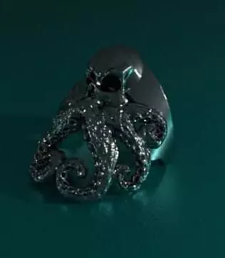 hydra ring 3D print model_0