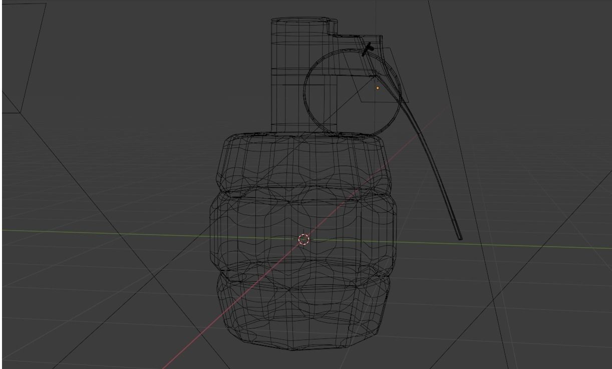 Low Poly Grenade FREE Free low-poly 3D model_2