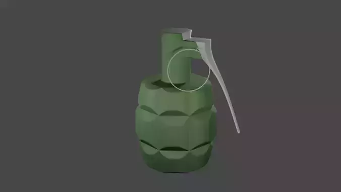 Low Poly Grenade FREE