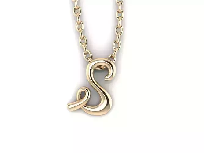 Initial pendant  S 3D print model