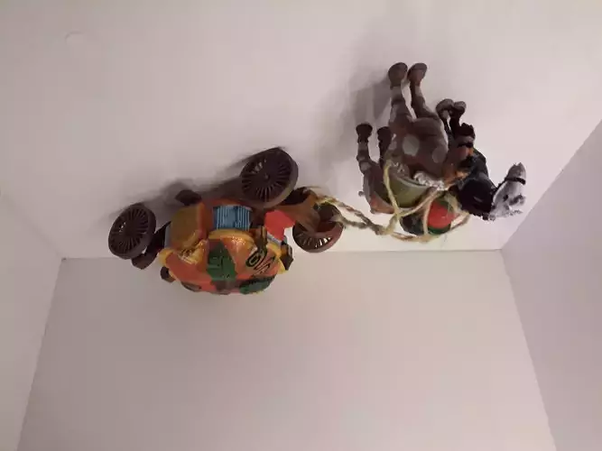 pumpkin cart Low-poly 3D model