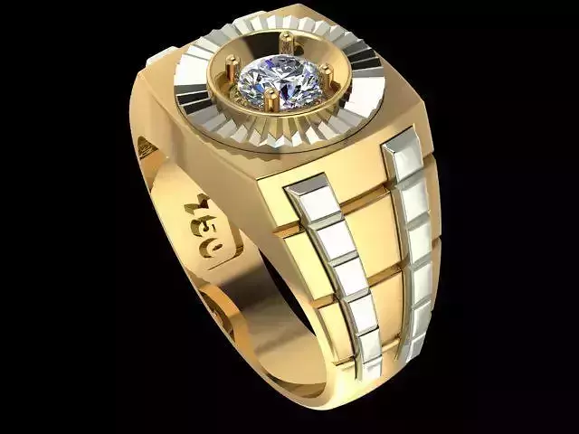 diamond ring 3D print model