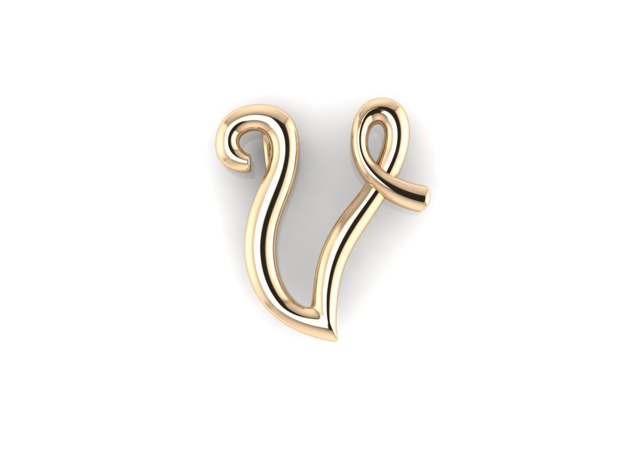 Initial pendant V 3D print model_3