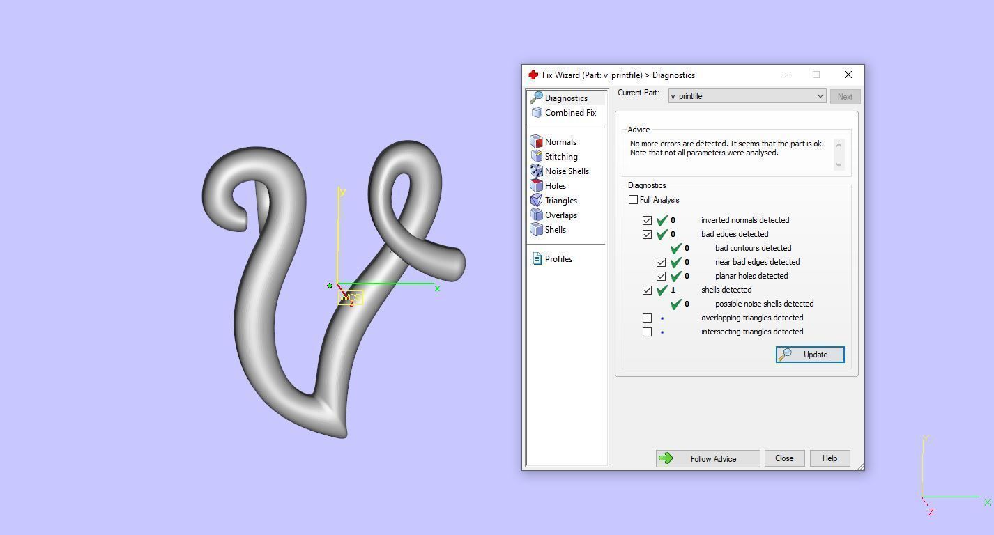Initial pendant V 3D print model_11