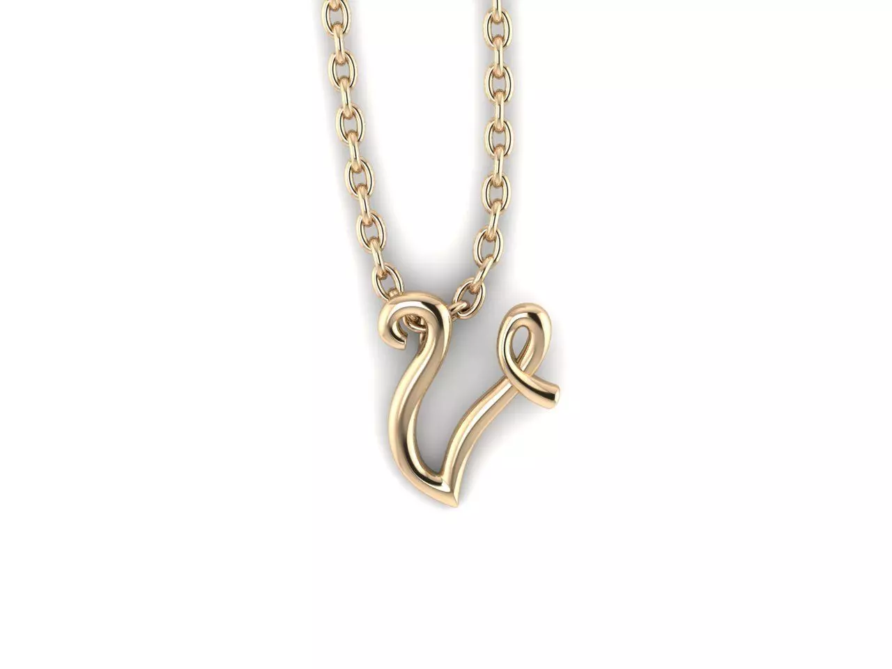 Initial pendant V 3D print model_0