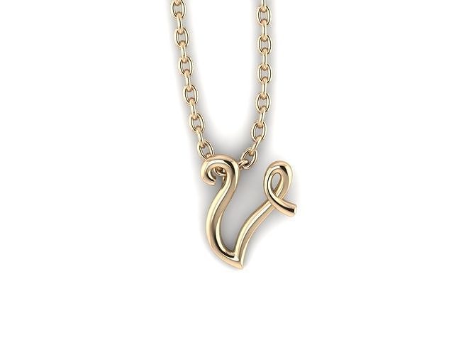 Initial pendant  V 3D print model