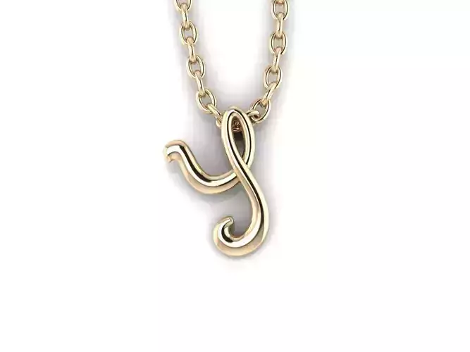Initial pendant  Y