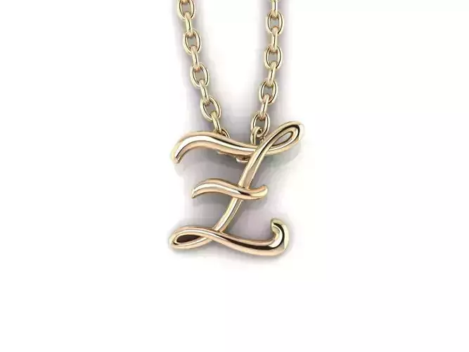 Initial pendant  Z