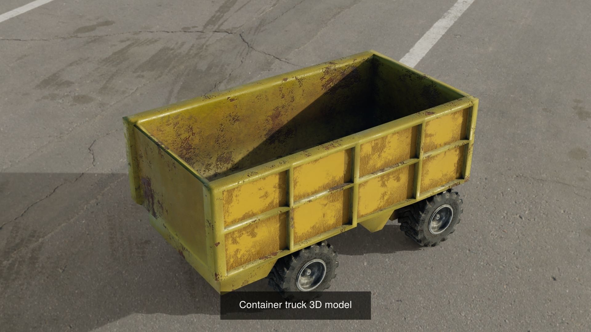Container trucks 3D models 3D Model Collection_1